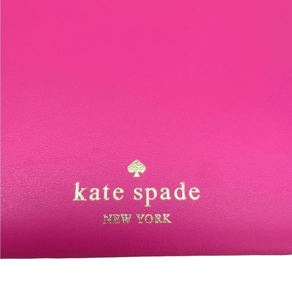 Kate Spade Small Bella Pouch – Hot Pink, “Stop and Smell the Roses” – NWT - Picture 6 of 10